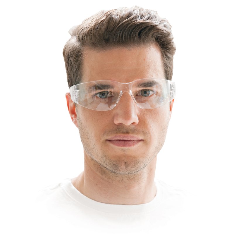 HYGOSTAR lunettes de sécurité, verre transparent, ergonomique, polycarbonate